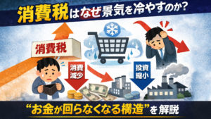 消費税はなぜ景気を冷やすのか？“お金が回らなくなる構造”を解説