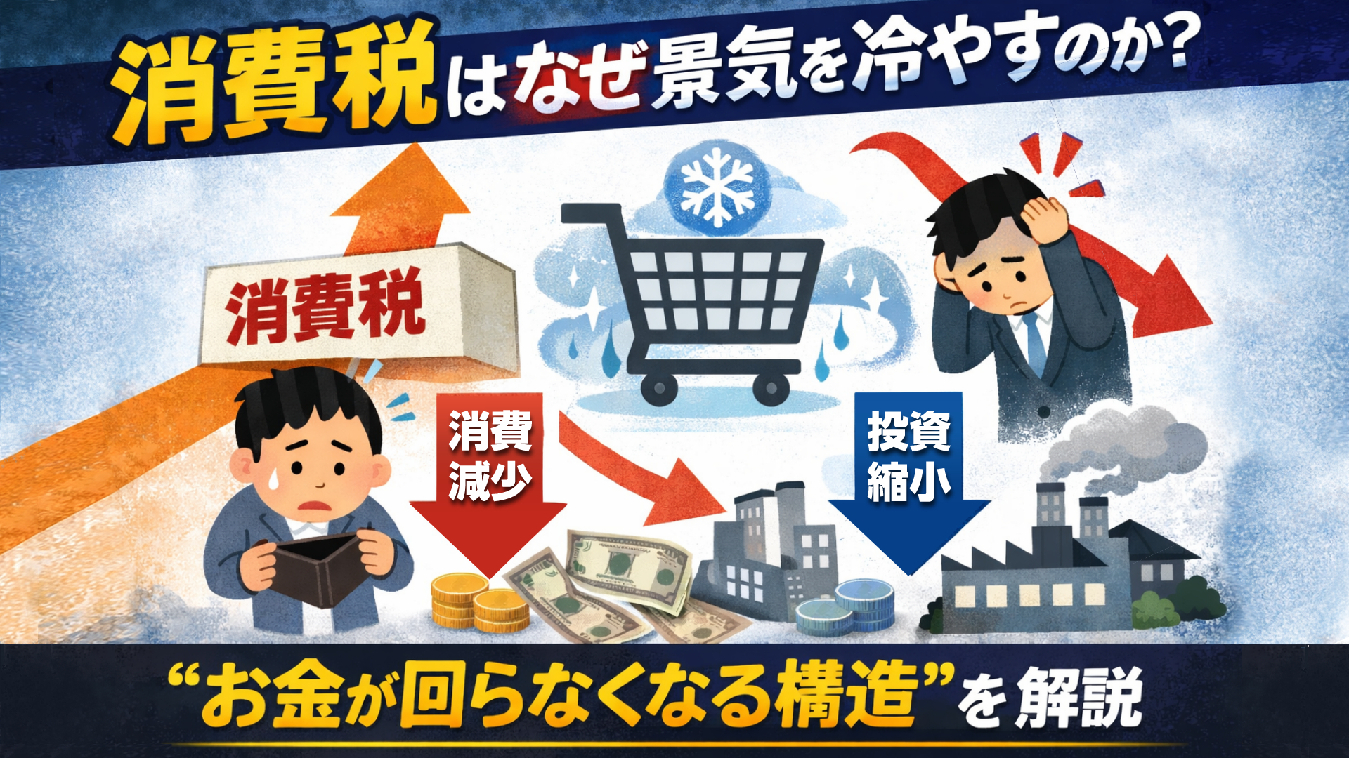 消費税はなぜ景気を冷やすのか？“お金が回らなくなる構造”を解説