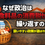 「食料品の消費税ゼロ」を政治はなぜ繰り返すのか？扱いやすい政策が選ばれる構造