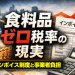 食料品の消費税ゼロは誰を救うのか?──インボイス制度と事業者負担の構造的問題