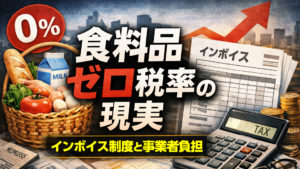 食料品の消費税ゼロは誰を救うのか？──インボイス制度と事業者負担の構造的問題